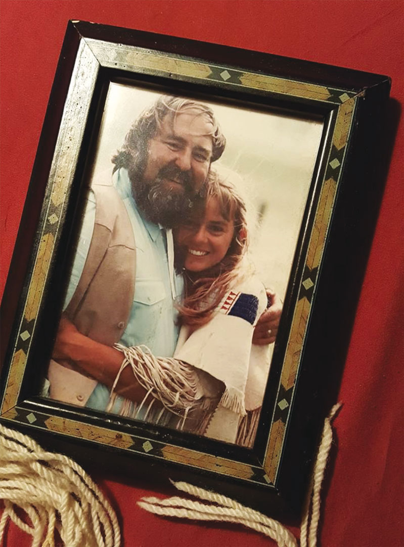 Dennis J. Stanford y Margaret Jodry, Pegi.  © Pegi Jodry.