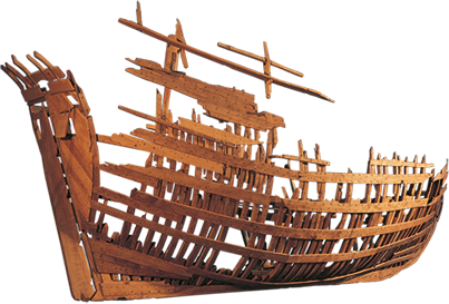 San Juan euskal baleontziaren hondakinak, Red Bay-n (Labrador) 1565ean hondoratua.