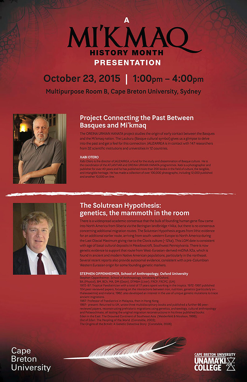 Mi'kmaq History Presentation Poster