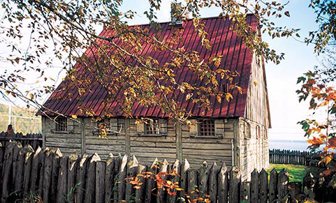 Larru traturako postua. Jesuiten misioa Tadoussac-en, San Lorentzo ibaian. © XABI OTERO