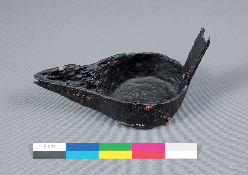 Petit Mecatinako euskal kokalekuko sukalde gisako gunean agertutako kriseilua.