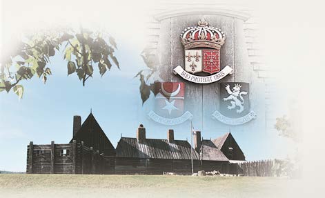 Port Royal 1610. At the entrance to the fort, we can see the Coat of Arms of the Crown of Navarre. © Xabi Otero