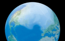 Extensión de los hielos en el Atlántico Norte durante el Último Máximo Glacial. © Jauzarrea.